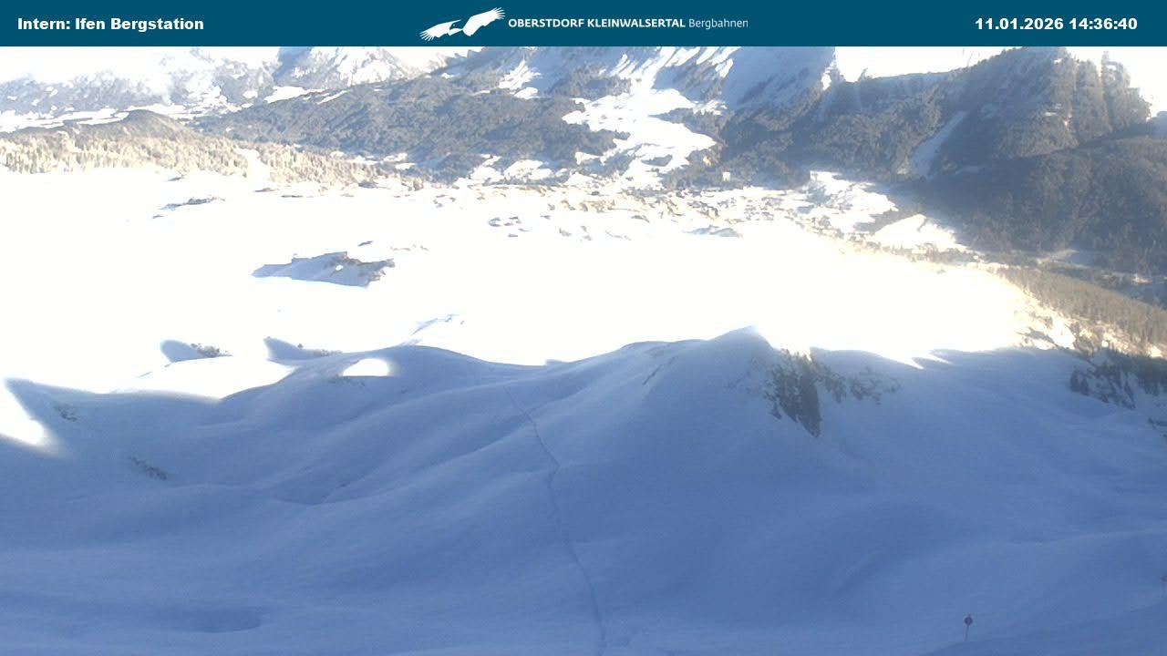 Archived image Webcam Top Station Hahnenköpfle - Ifenbergbahn