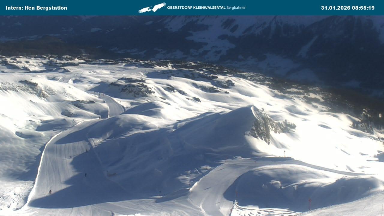 Archiv Foto Webcam Kleinwalsertal Ifenbergbahn - Station Hahnenköpfle