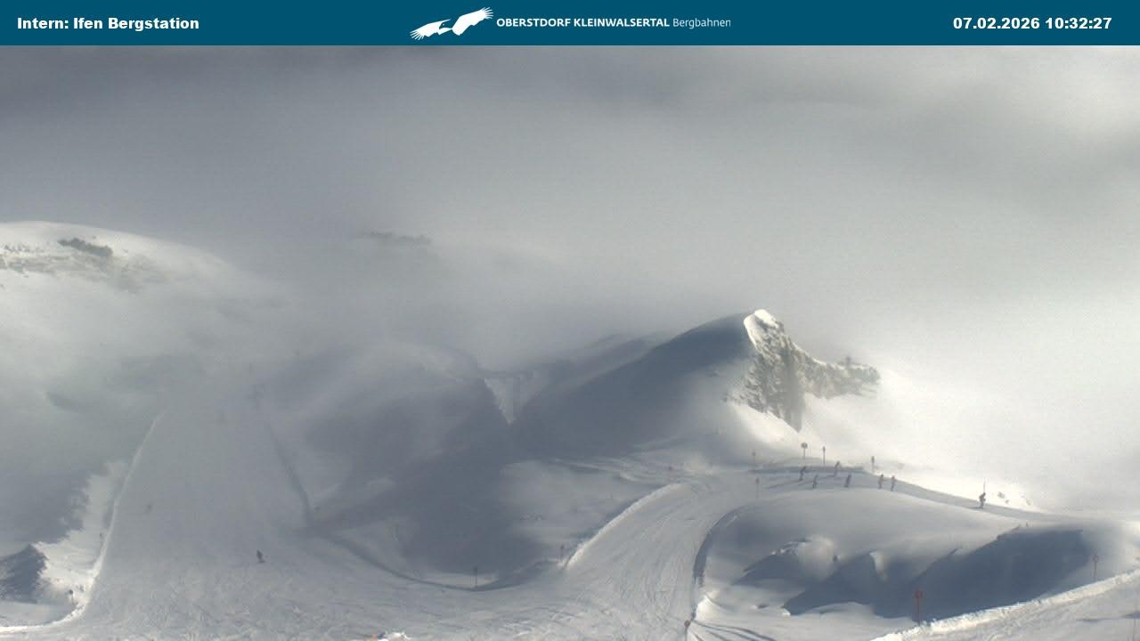 Archived image Webcam Top Station Hahnenköpfle - Ifenbergbahn