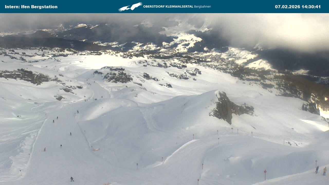 Archived image Webcam Top Station Hahnenköpfle - Ifenbergbahn