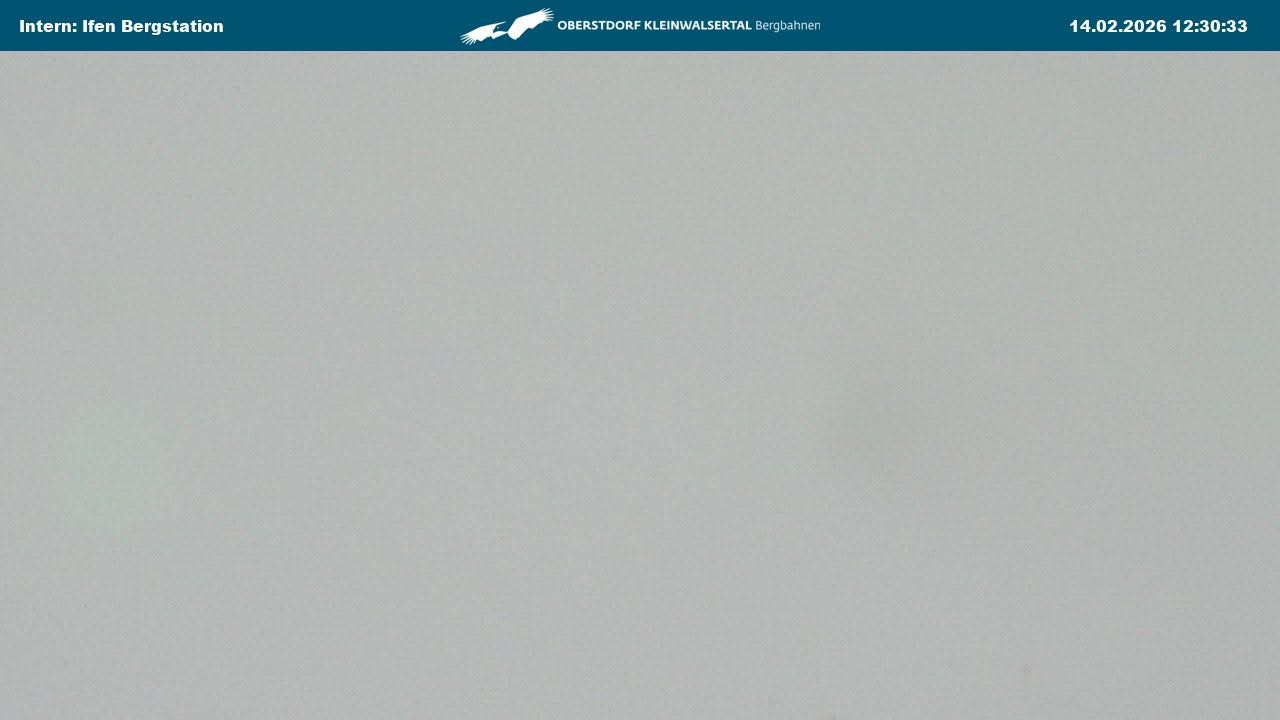 Archiv Foto Webcam Kleinwalsertal Ifenbergbahn - Station Hahnenköpfle