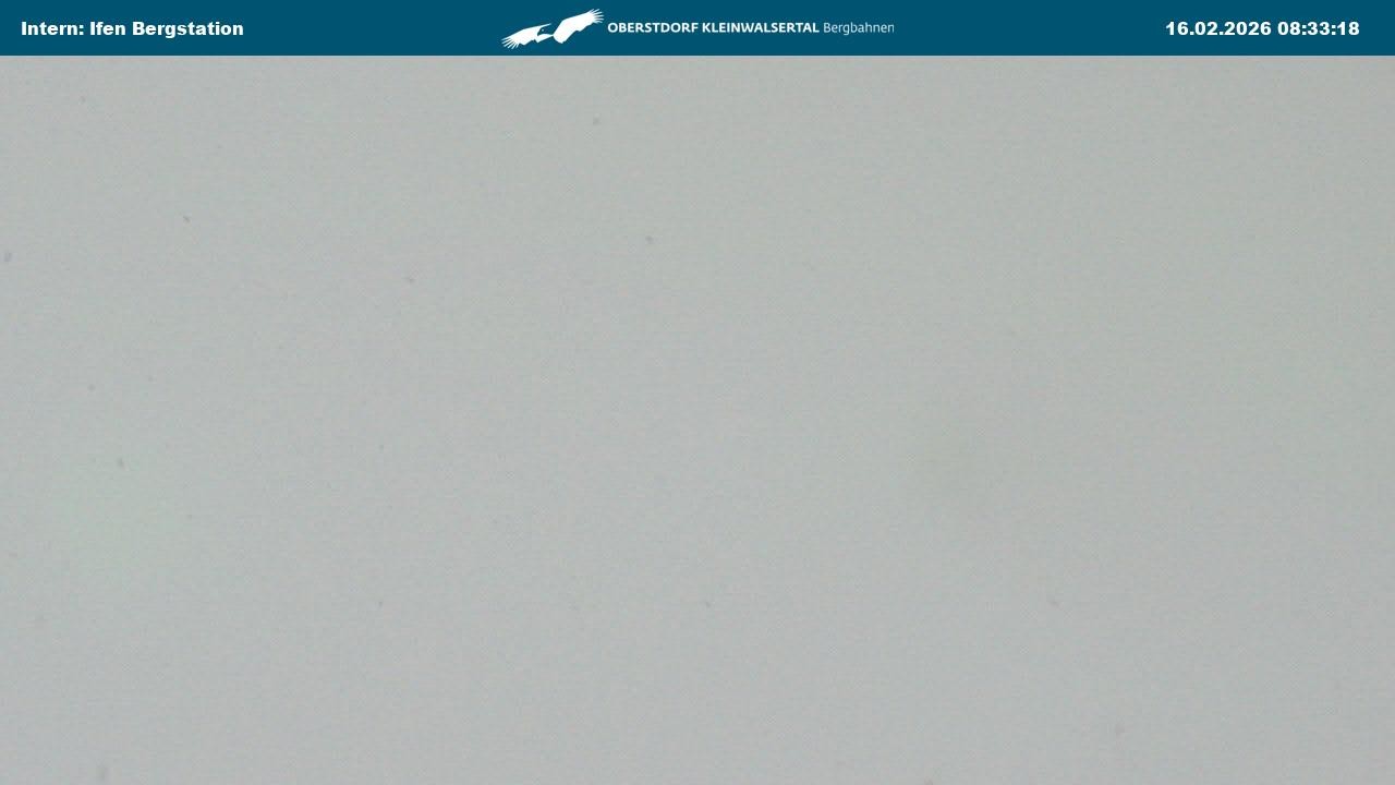 Archiv Foto Webcam Kleinwalsertal Ifenbergbahn - Station Hahnenköpfle