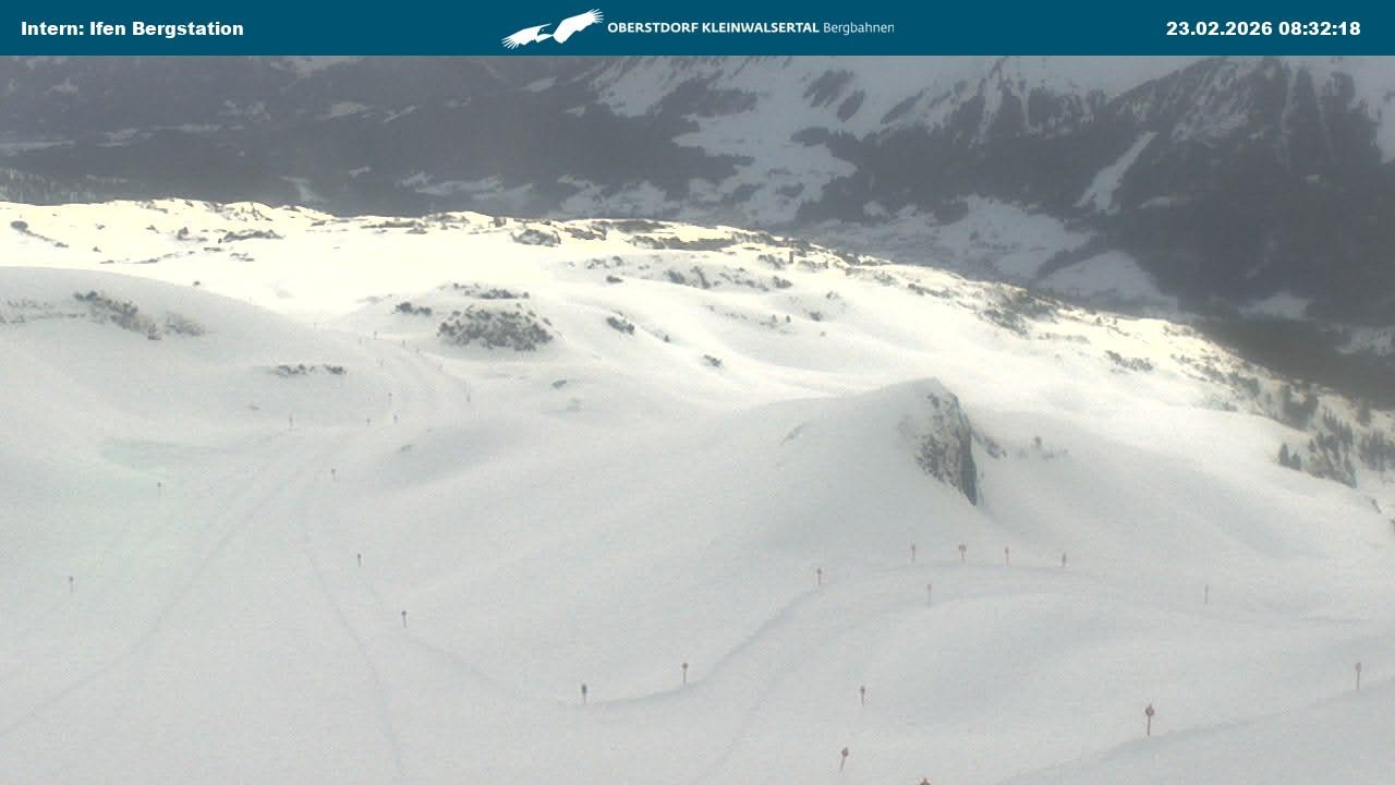 Archived image Webcam Top Station Hahnenköpfle - Ifenbergbahn