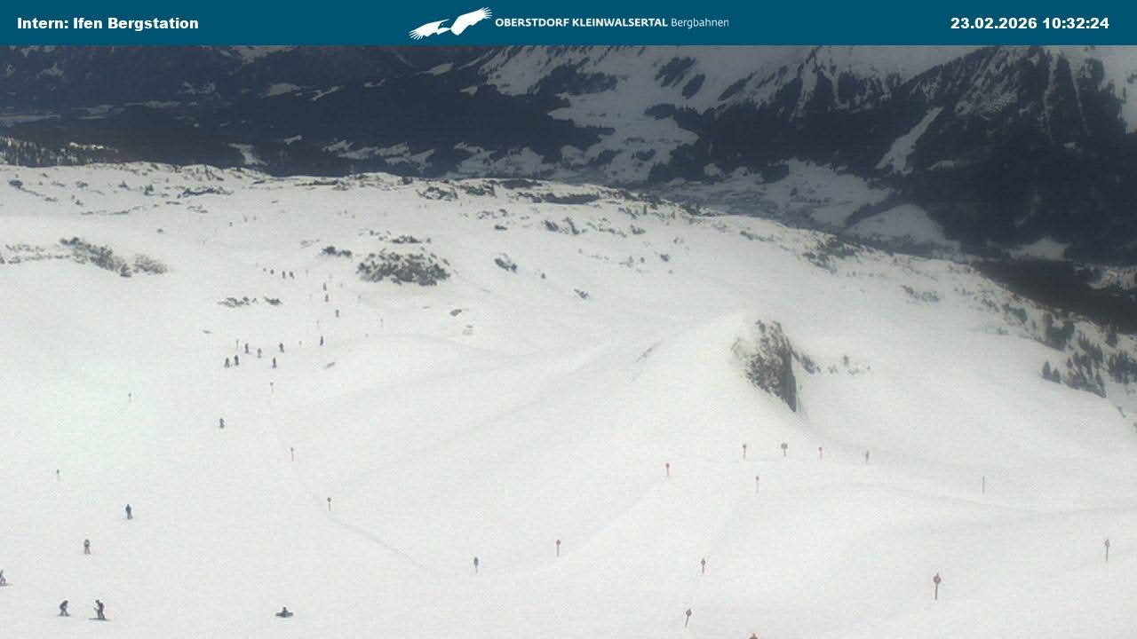 Archived image Webcam Top Station Hahnenköpfle - Ifenbergbahn