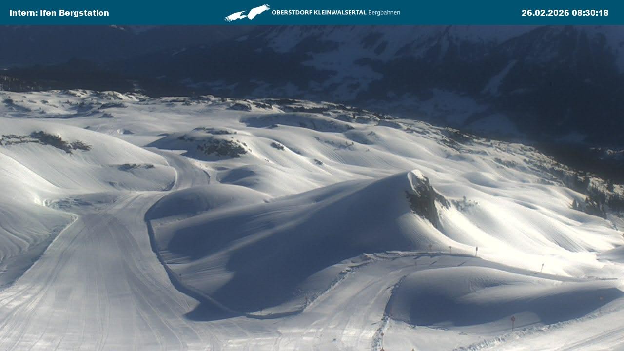 Archived image Webcam Top Station Hahnenköpfle - Ifenbergbahn