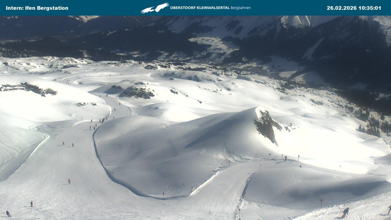 Archived image Webcam Top Station Hahnenköpfle - Ifenbergbahn