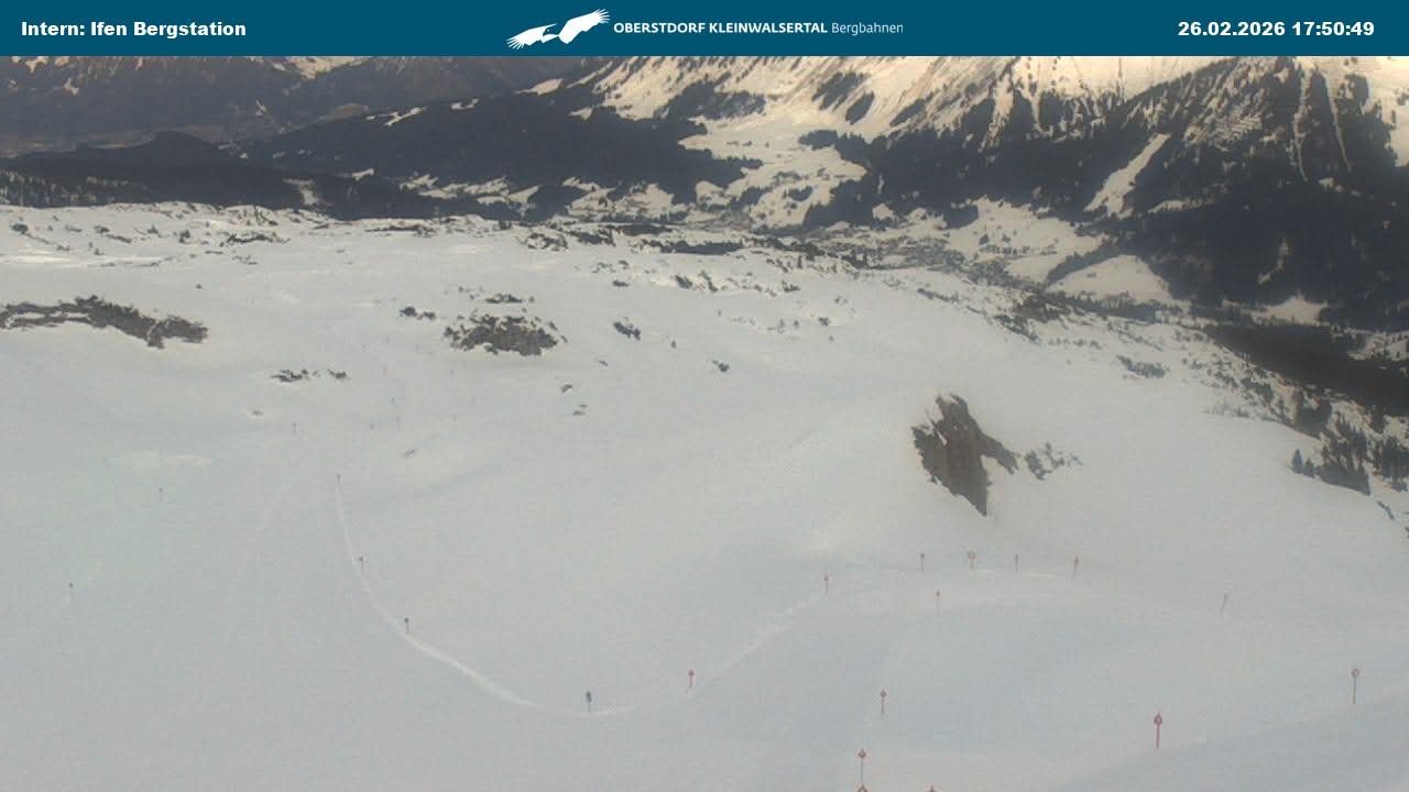 Archived image Webcam Top Station Hahnenköpfle - Ifenbergbahn