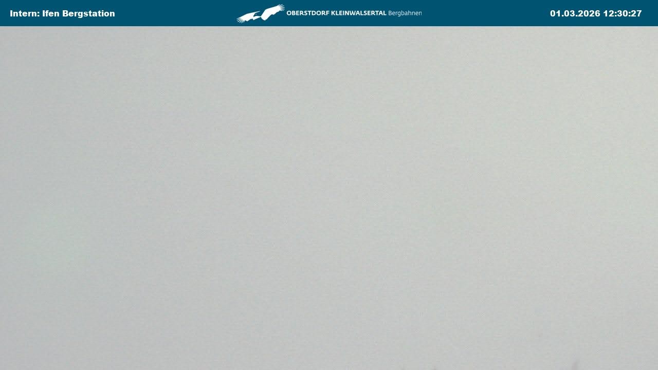 Archiv Foto Webcam Kleinwalsertal Ifenbergbahn - Station Hahnenköpfle