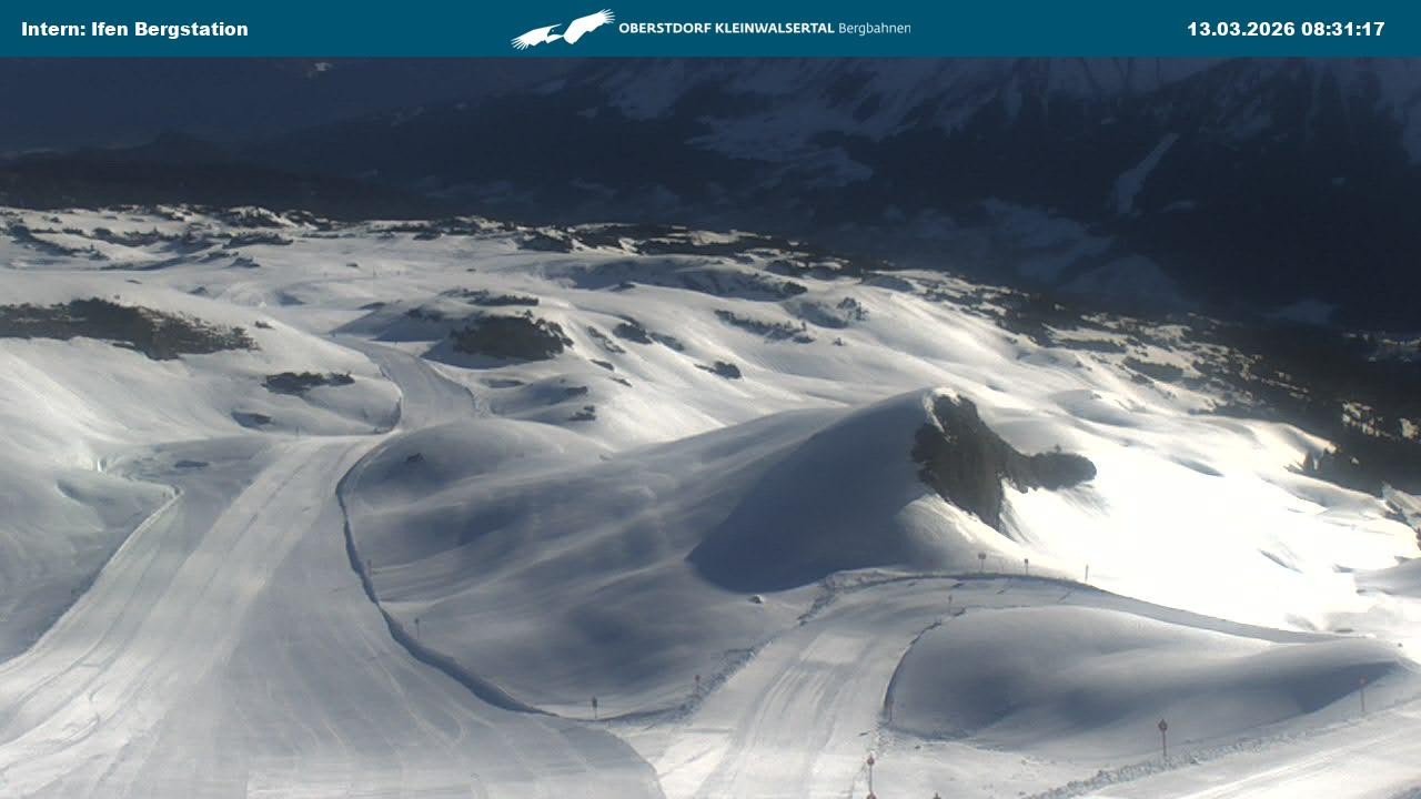 Archived image Webcam Top Station Hahnenköpfle - Ifenbergbahn