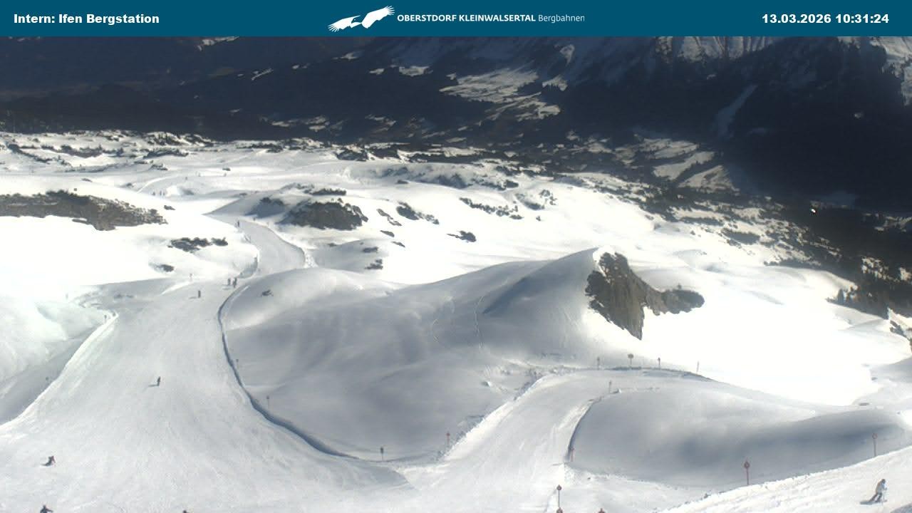 Archived image Webcam Top Station Hahnenköpfle - Ifenbergbahn