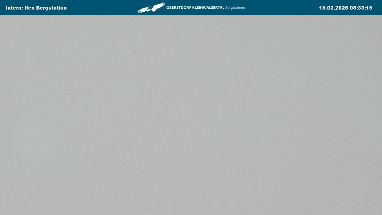 Archiv Foto Webcam Kleinwalsertal Ifenbergbahn - Station Hahnenköpfle