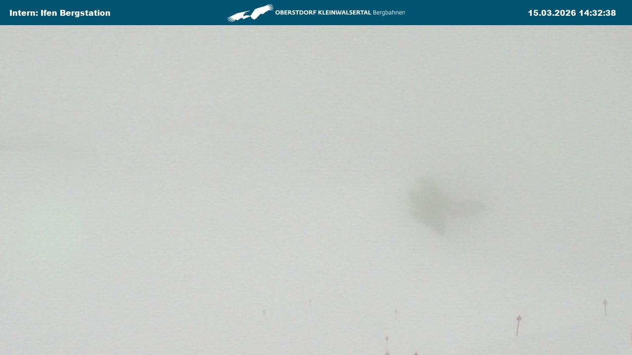 Archiv Foto Webcam Kleinwalsertal Ifenbergbahn - Station Hahnenköpfle