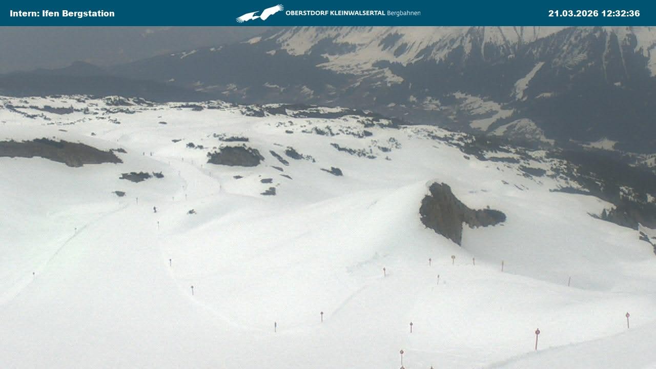 Archived image Webcam Top Station Hahnenköpfle - Ifenbergbahn