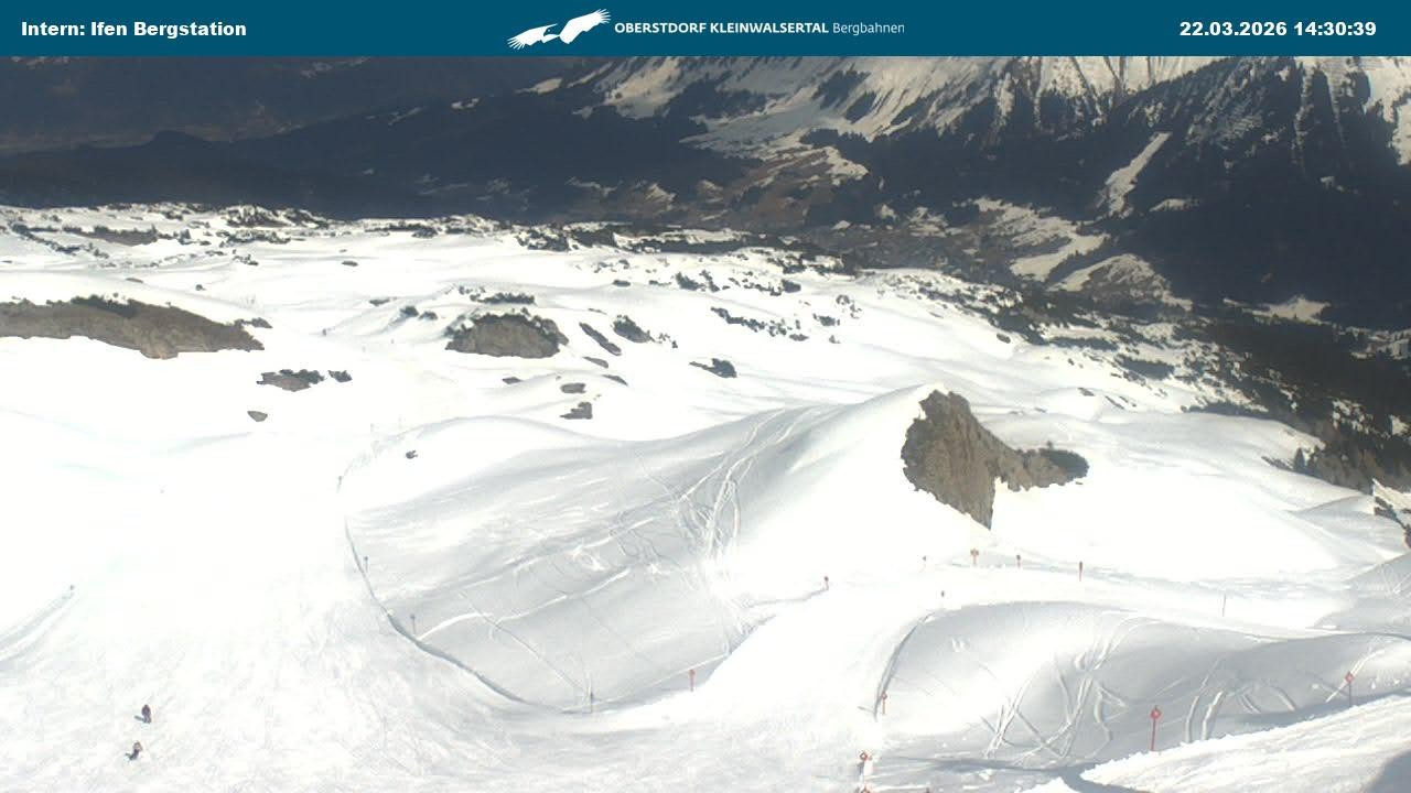 Archived image Webcam Top Station Hahnenköpfle - Ifenbergbahn