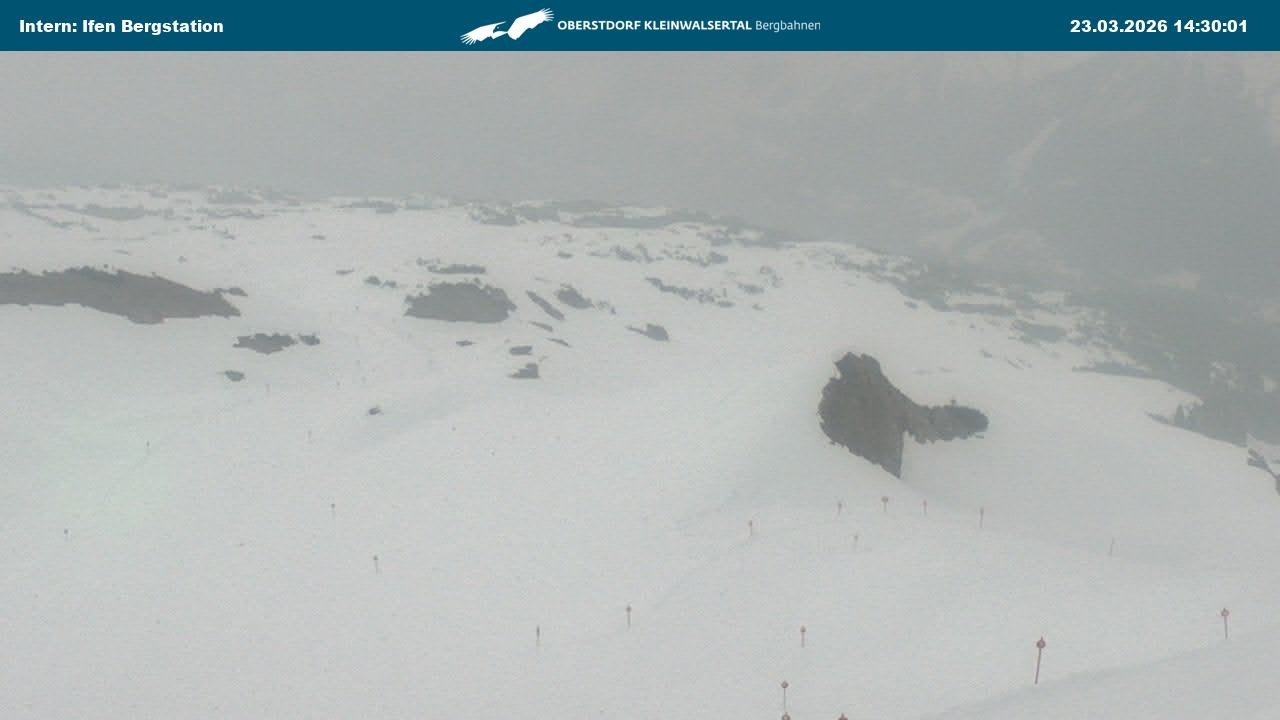 Archived image Webcam Top Station Hahnenköpfle - Ifenbergbahn