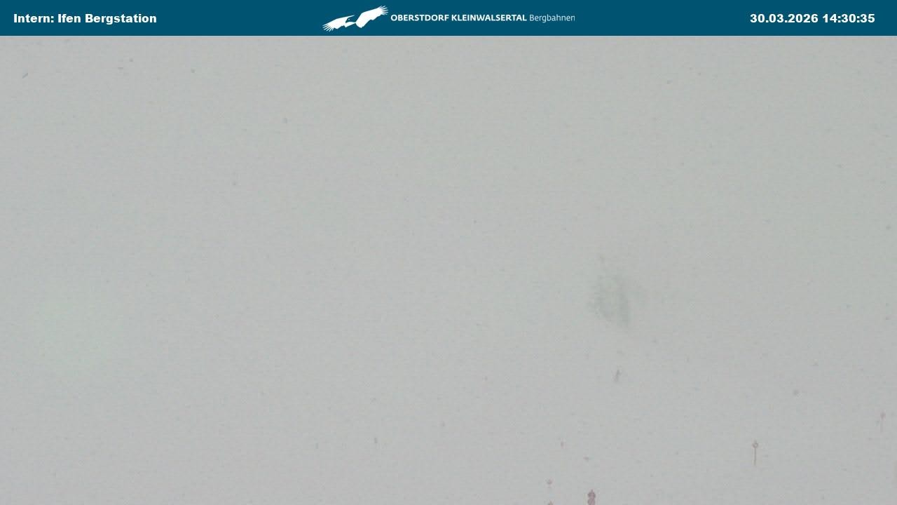 Archiv Foto Webcam Kleinwalsertal Ifenbergbahn - Station Hahnenköpfle