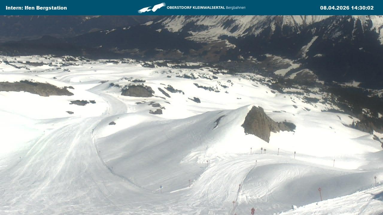 Archived image Webcam Top Station Hahnenköpfle - Ifenbergbahn