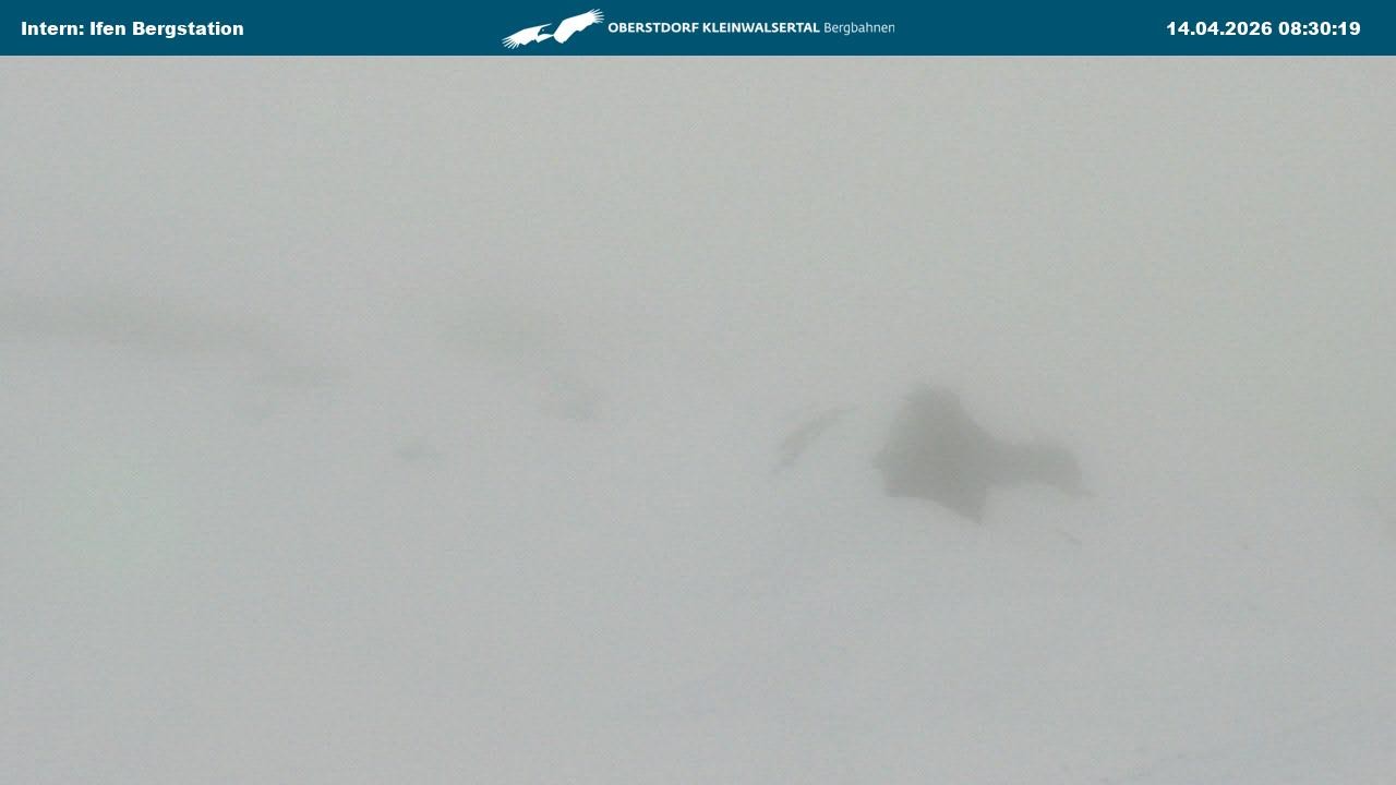 Archiv Foto Webcam Kleinwalsertal Ifenbergbahn - Station Hahnenköpfle