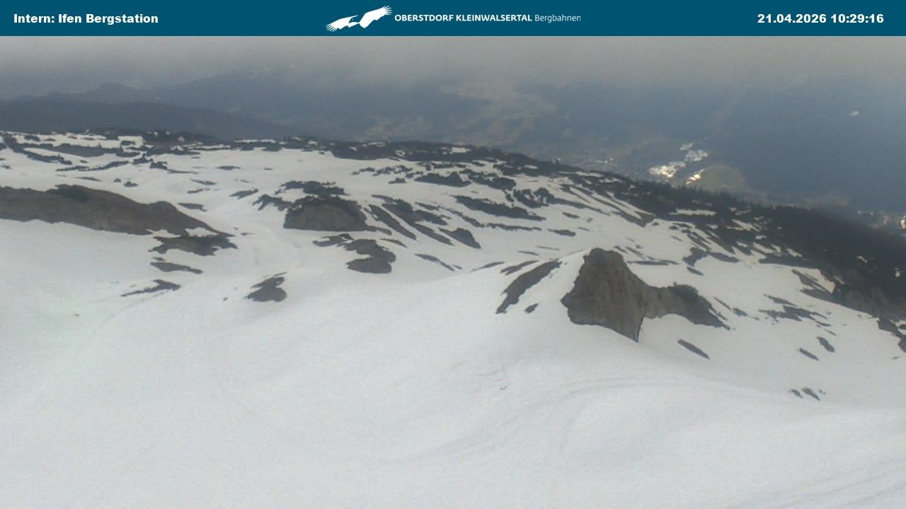Archiv Foto Webcam Kleinwalsertal Ifenbergbahn - Station Hahnenköpfle
