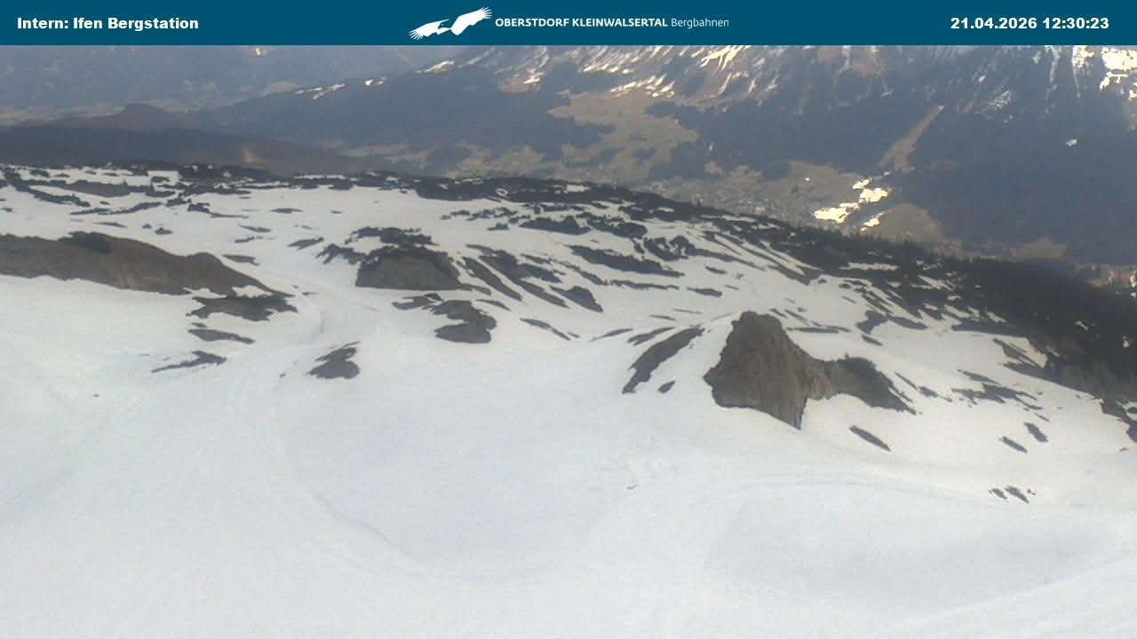 Archiv Foto Webcam Kleinwalsertal Ifenbergbahn - Station Hahnenköpfle