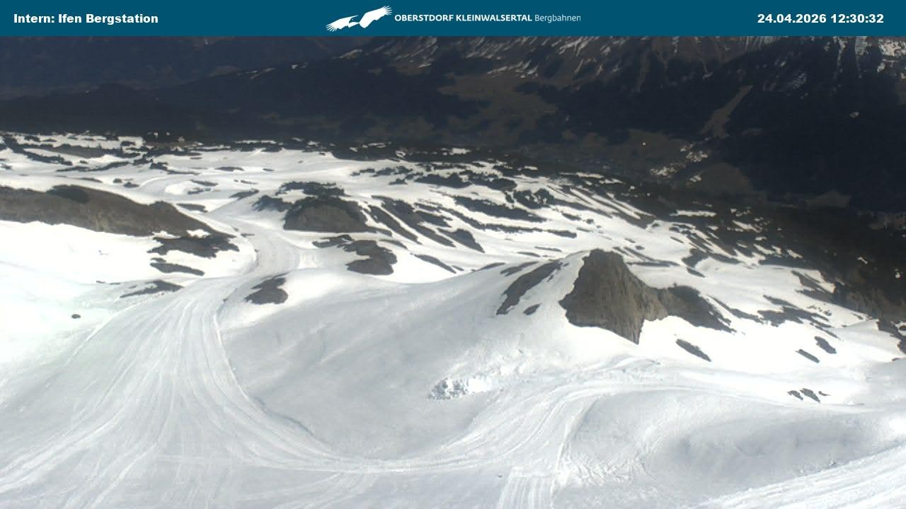 Archiv Foto Webcam Kleinwalsertal Ifenbergbahn - Station Hahnenköpfle