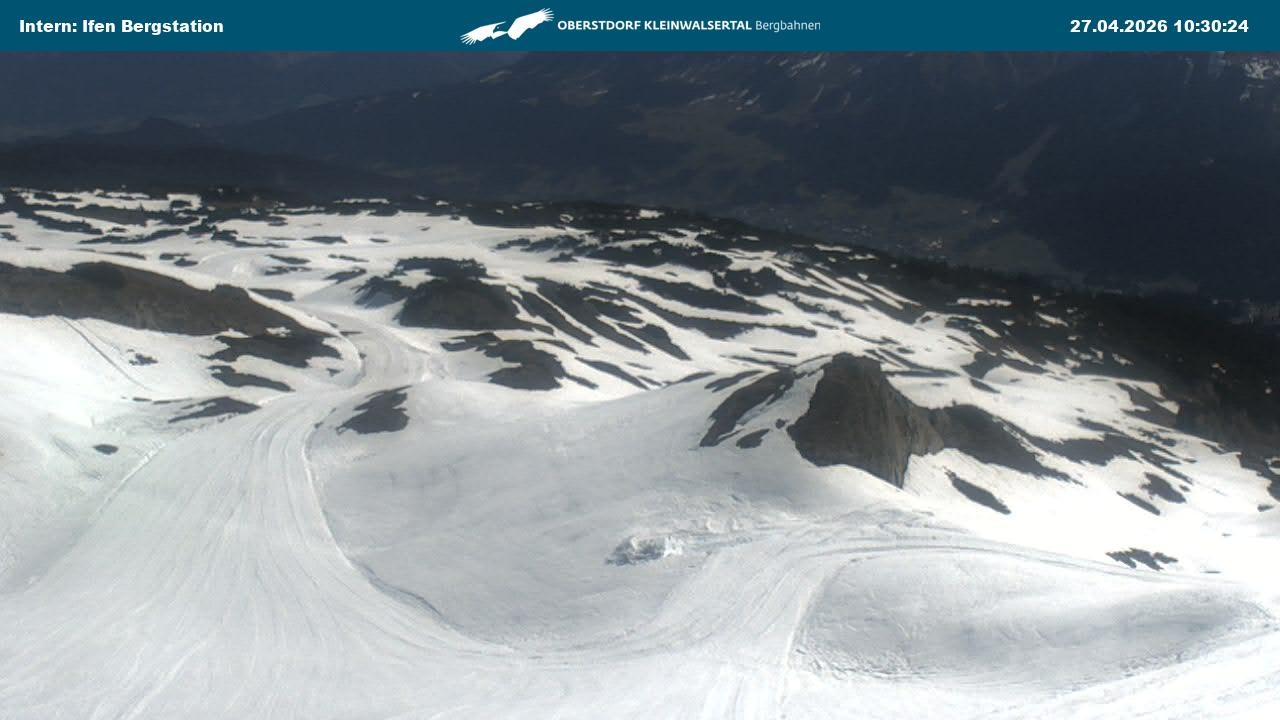 Archiv Foto Webcam Kleinwalsertal Ifenbergbahn - Station Hahnenköpfle