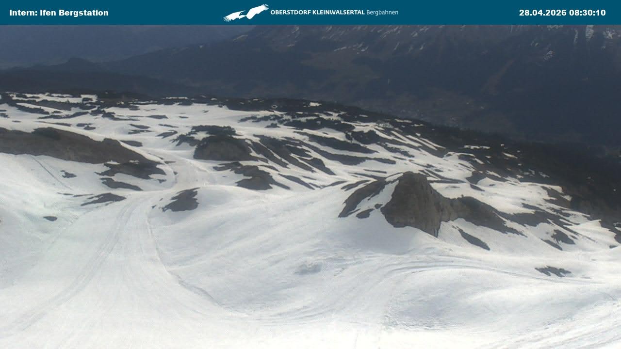 Archiv Foto Webcam Kleinwalsertal Ifenbergbahn - Station Hahnenköpfle