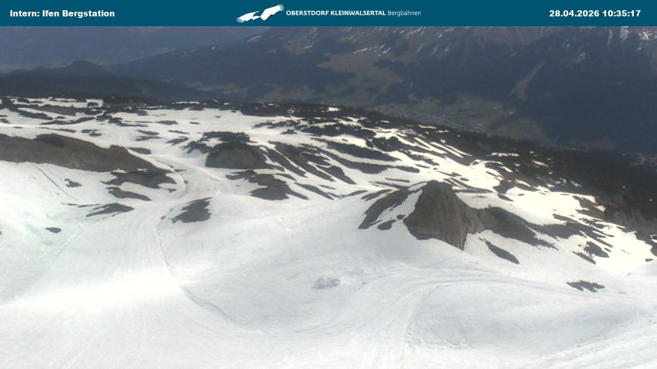 Archiv Foto Webcam Kleinwalsertal Ifenbergbahn - Station Hahnenköpfle