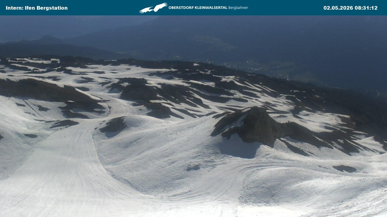 Archiv Foto Webcam Kleinwalsertal Ifenbergbahn - Station Hahnenköpfle