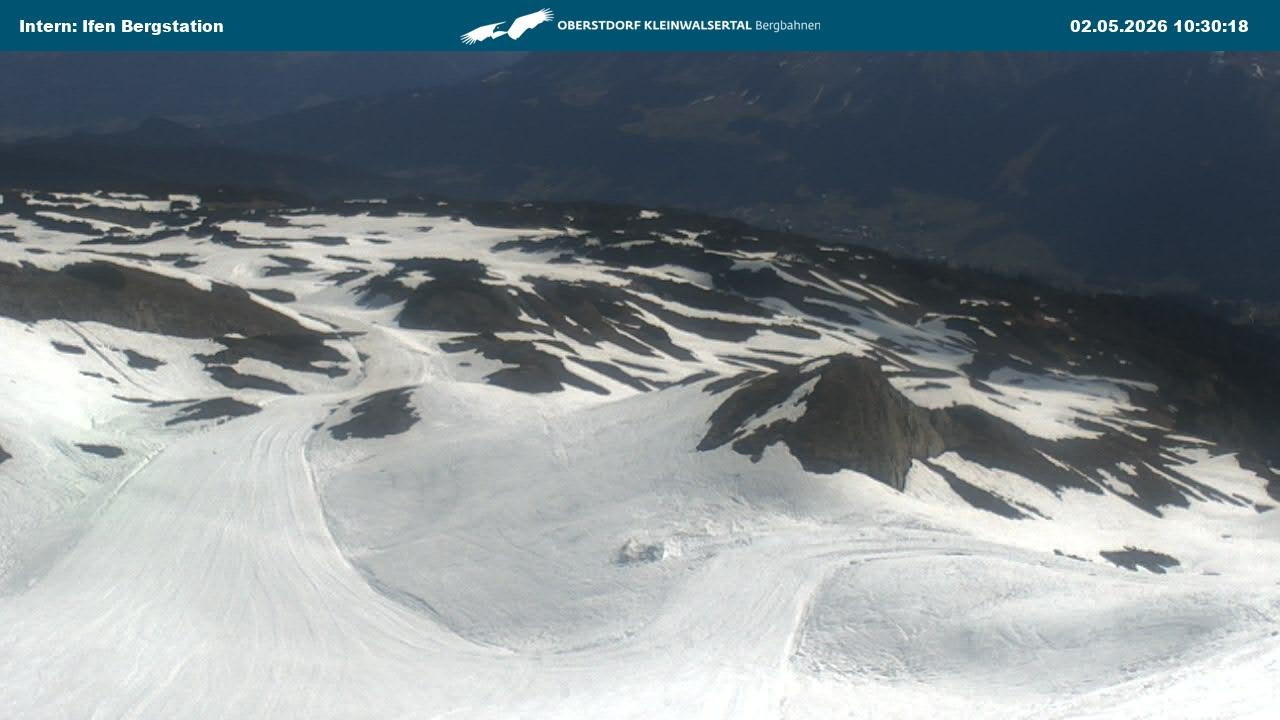 Archiv Foto Webcam Kleinwalsertal Ifenbergbahn - Station Hahnenköpfle