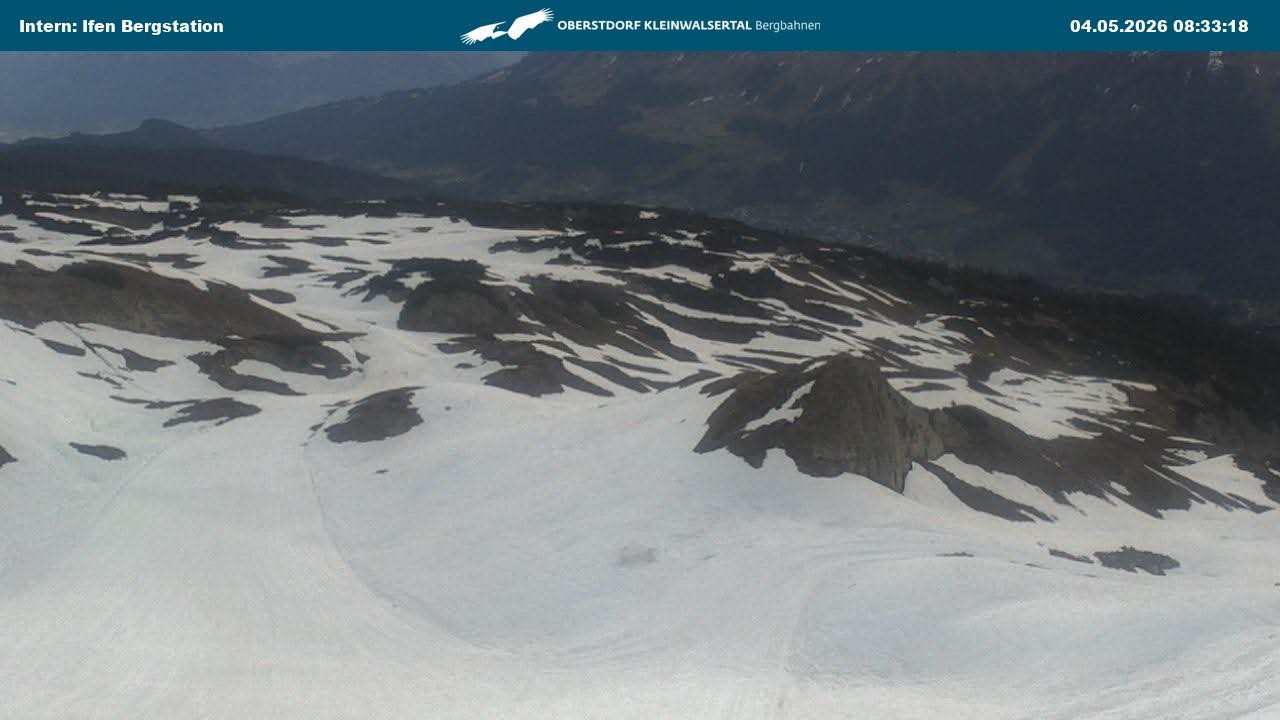 Archiv Foto Webcam Kleinwalsertal Ifenbergbahn - Station Hahnenköpfle