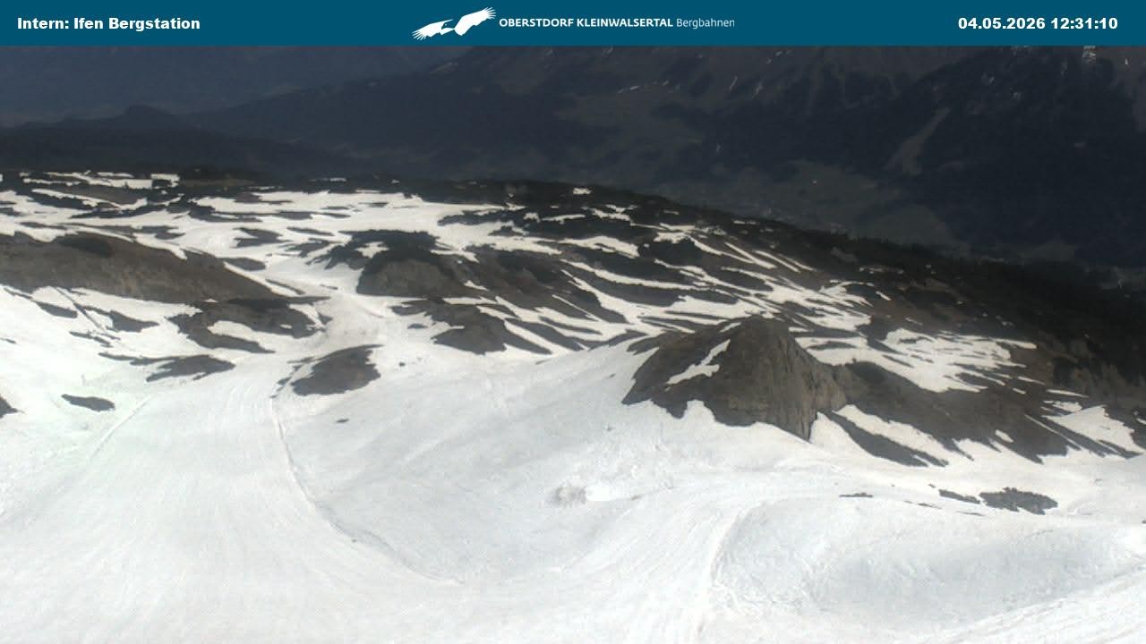 Archiv Foto Webcam Kleinwalsertal Ifenbergbahn - Station Hahnenköpfle