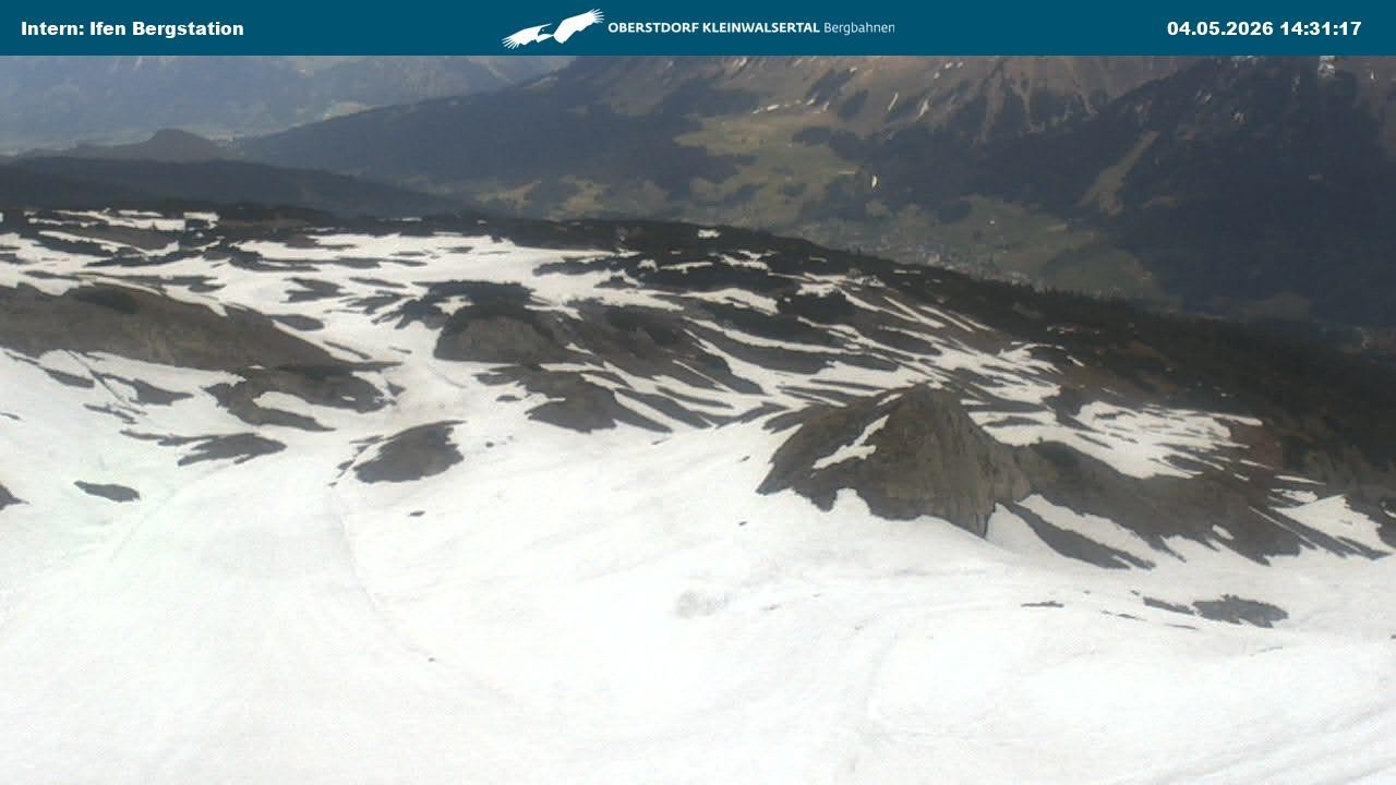 Archiv Foto Webcam Kleinwalsertal Ifenbergbahn - Station Hahnenköpfle
