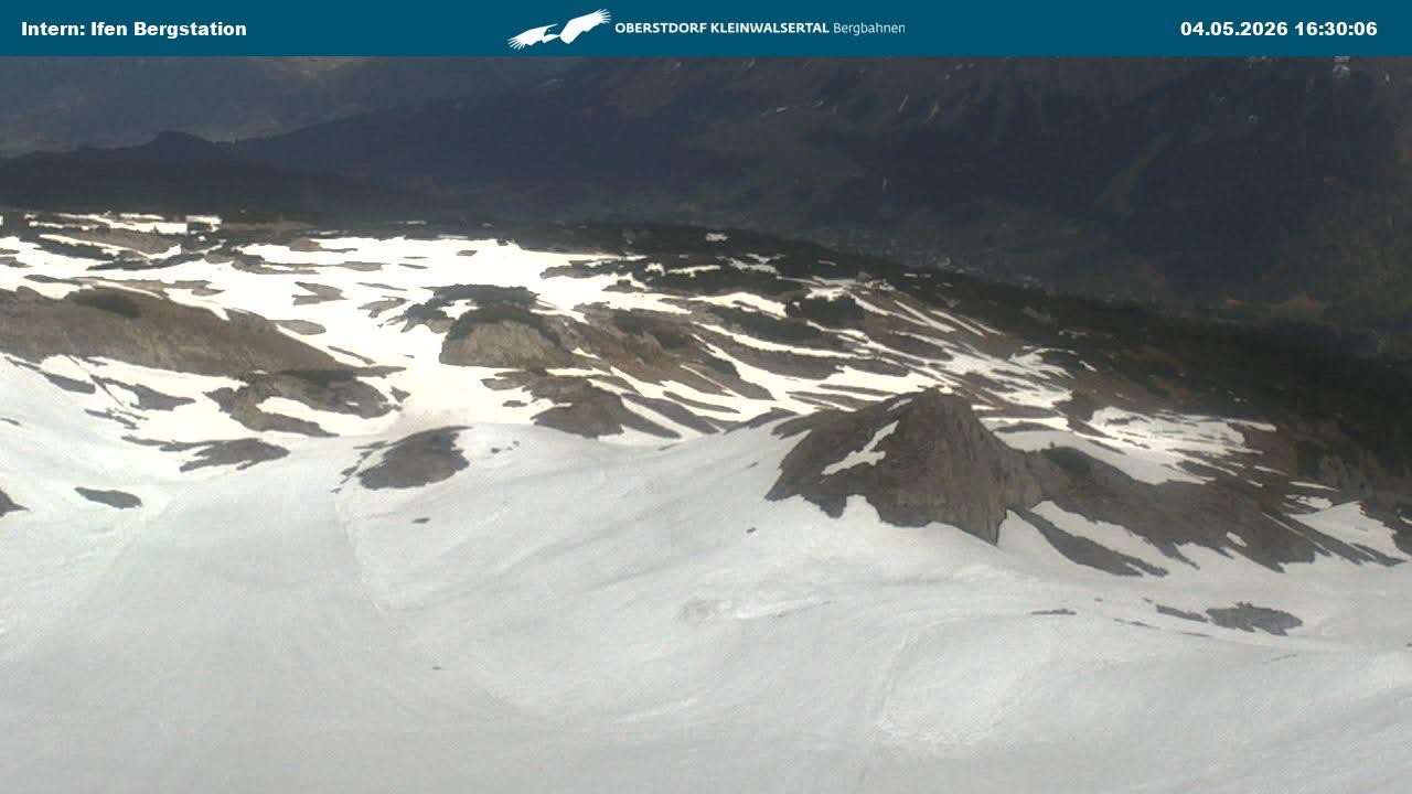 Archiv Foto Webcam Kleinwalsertal Ifenbergbahn - Station Hahnenköpfle