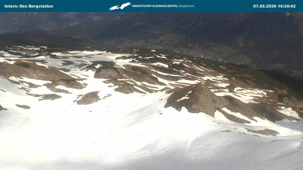 Archived image Webcam Top Station Hahnenköpfle - Ifenbergbahn