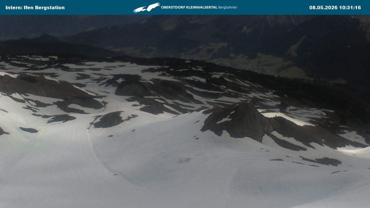 Archiv Foto Webcam Kleinwalsertal Ifenbergbahn - Station Hahnenköpfle