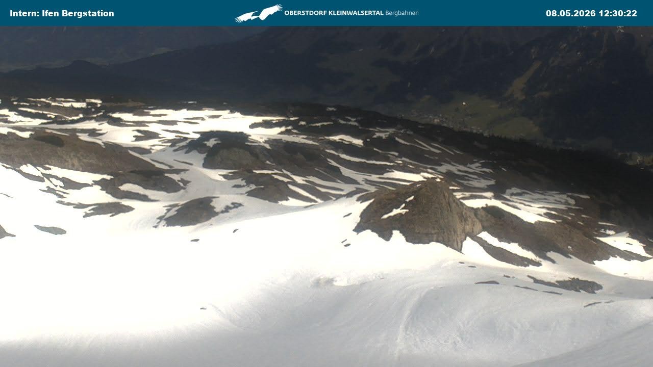 Archiv Foto Webcam Kleinwalsertal Ifenbergbahn - Station Hahnenköpfle