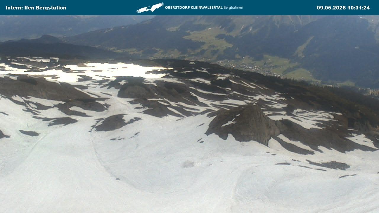 Archiv Foto Webcam Kleinwalsertal Ifenbergbahn - Station Hahnenköpfle