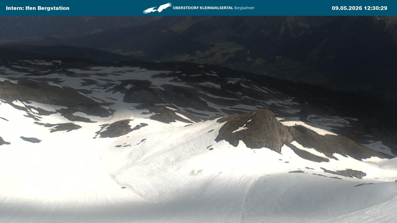 Archiv Foto Webcam Kleinwalsertal Ifenbergbahn - Station Hahnenköpfle