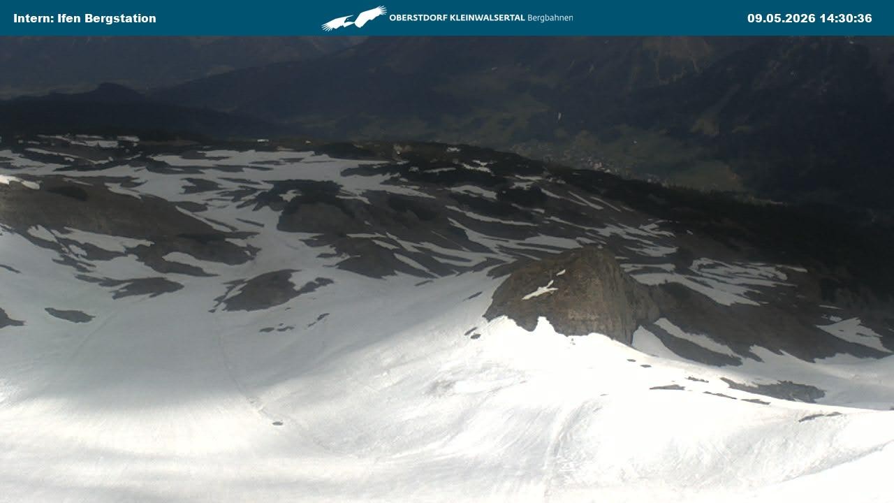 Archiv Foto Webcam Kleinwalsertal Ifenbergbahn - Station Hahnenköpfle