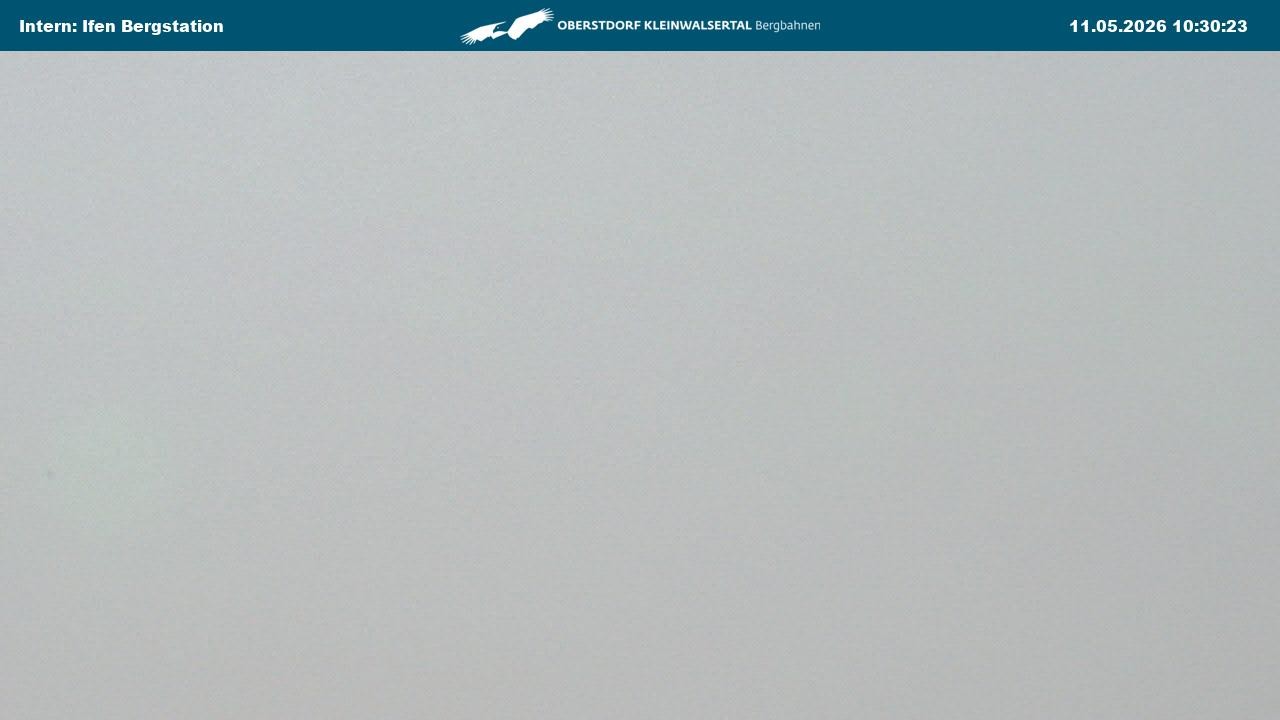 Archiv Foto Webcam Kleinwalsertal Ifenbergbahn - Station Hahnenköpfle