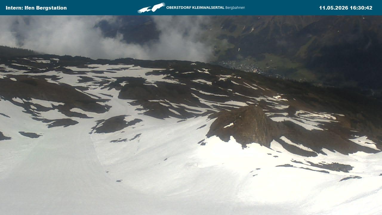 Archived image Webcam Top Station Hahnenköpfle - Ifenbergbahn