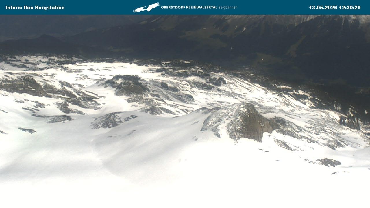 Archiv Foto Webcam Kleinwalsertal Ifenbergbahn - Station Hahnenköpfle
