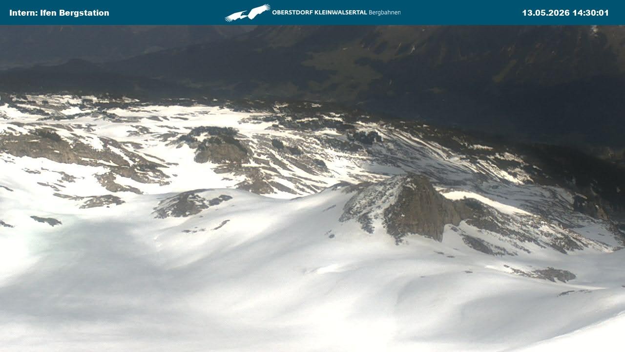 Archiv Foto Webcam Kleinwalsertal Ifenbergbahn - Station Hahnenköpfle
