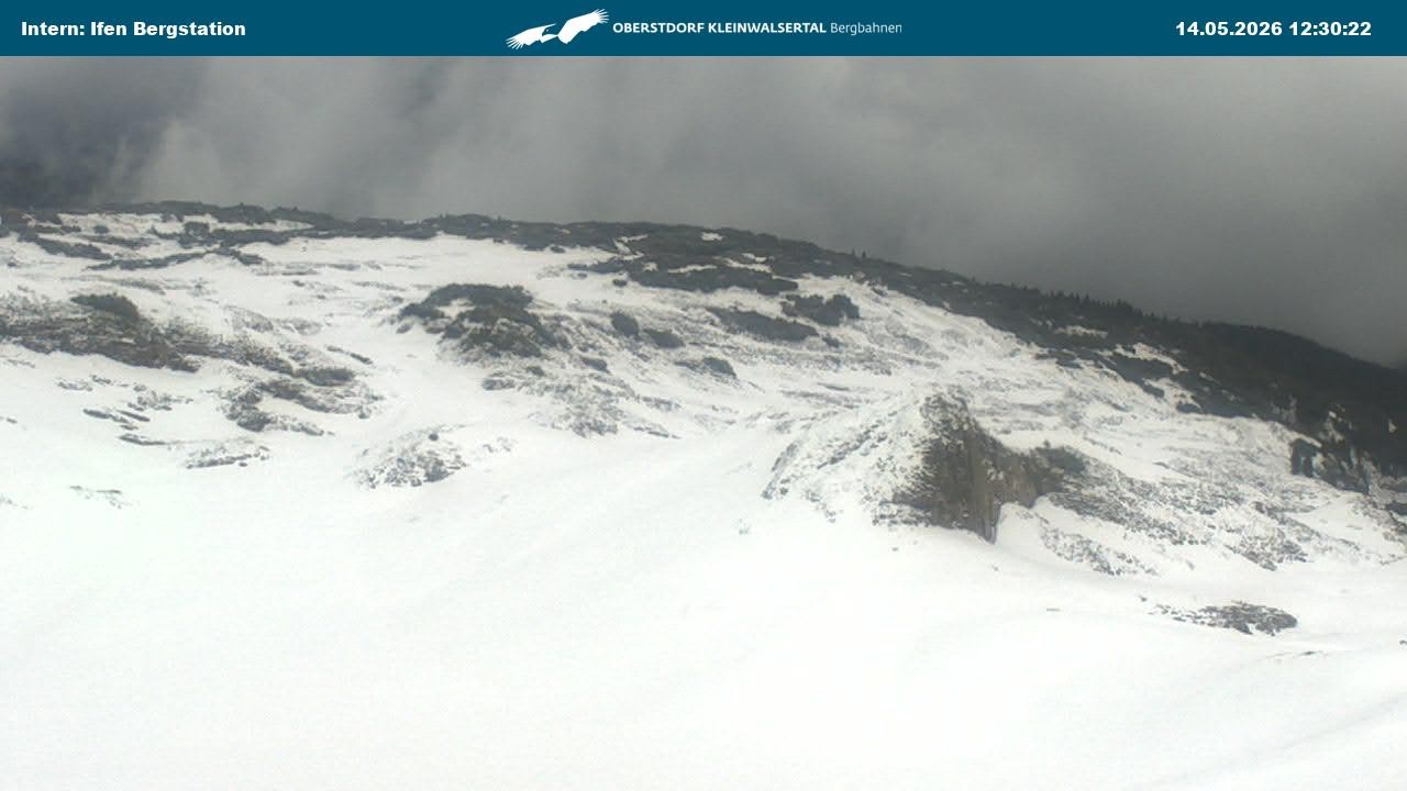 Archiv Foto Webcam Kleinwalsertal Ifenbergbahn - Station Hahnenköpfle