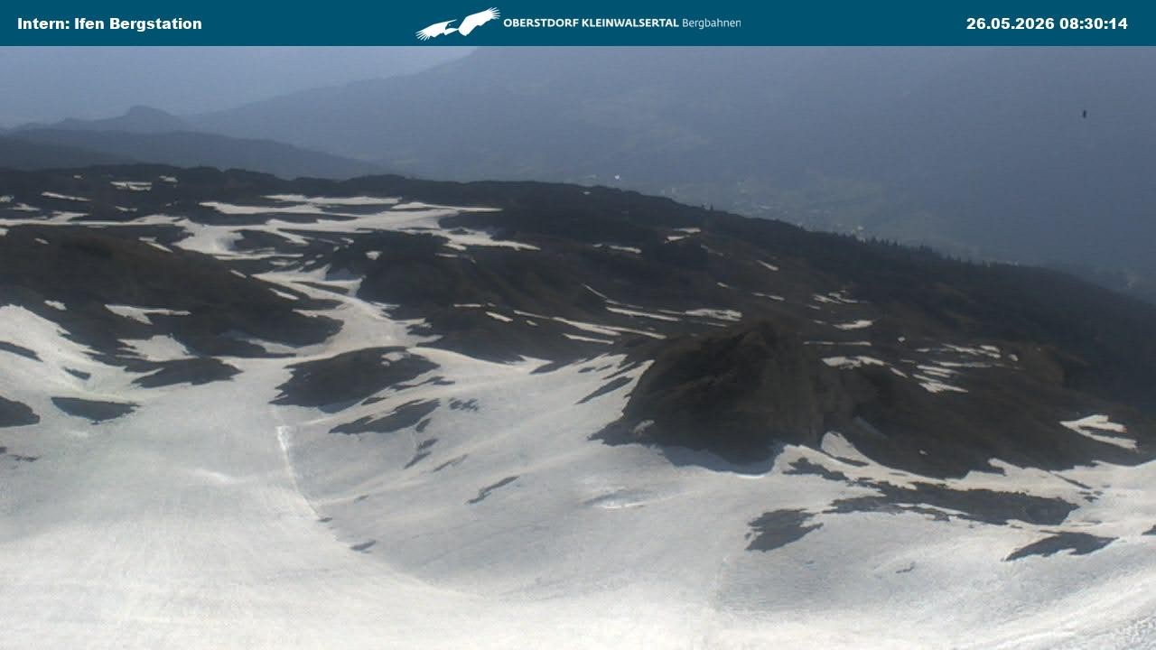 Archiv Foto Webcam Kleinwalsertal Ifenbergbahn - Station Hahnenköpfle