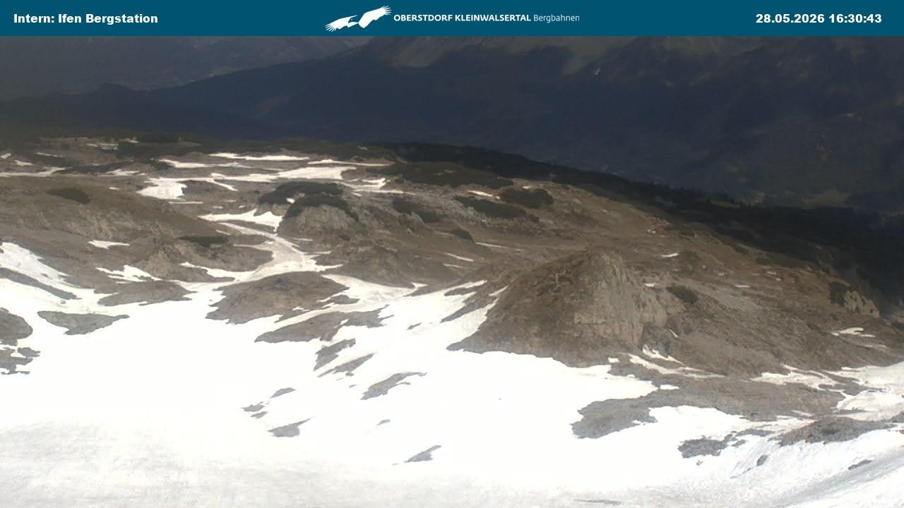 Archiv Foto Webcam Kleinwalsertal Ifenbergbahn - Station Hahnenköpfle