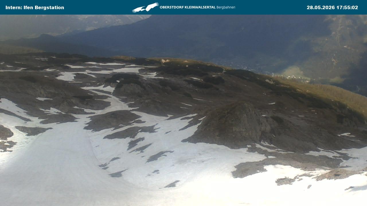 Archiv Foto Webcam Kleinwalsertal Ifenbergbahn - Station Hahnenköpfle