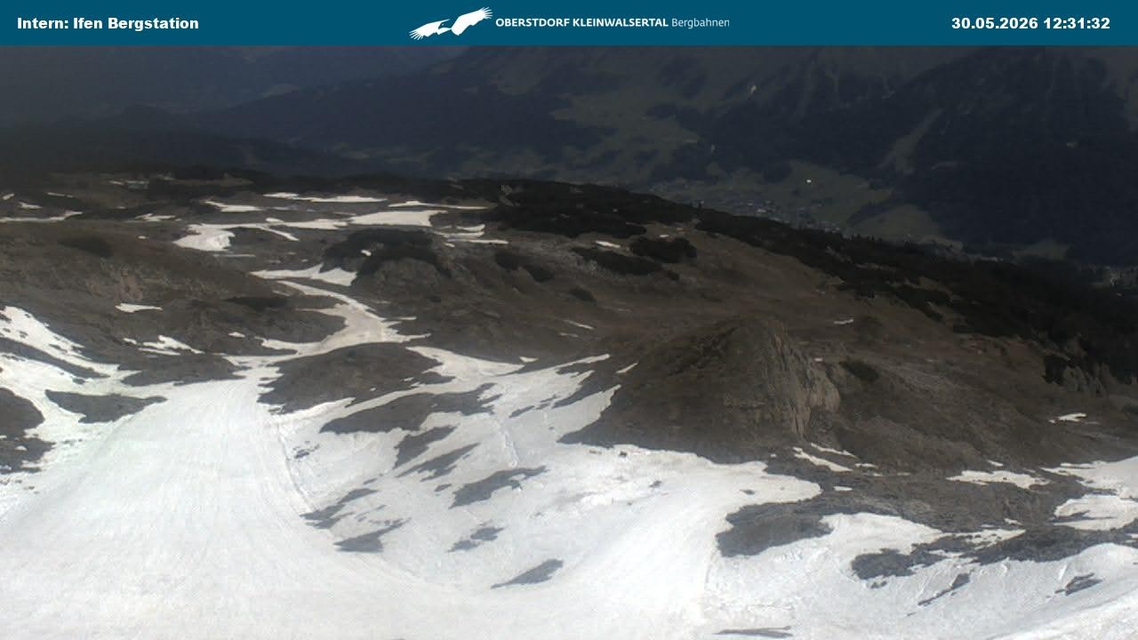 Archiv Foto Webcam Kleinwalsertal Ifenbergbahn - Station Hahnenköpfle