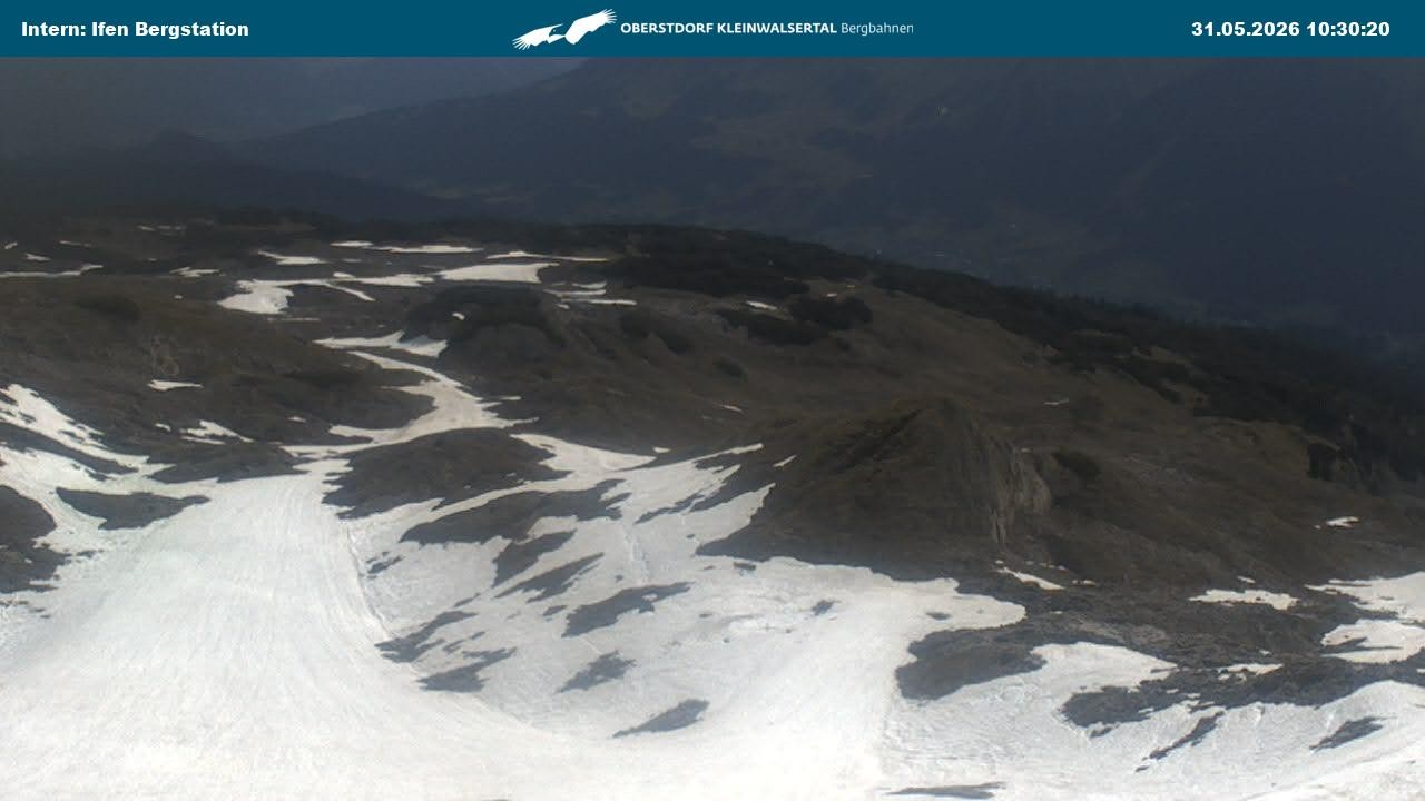 Archiv Foto Webcam Kleinwalsertal Ifenbergbahn - Station Hahnenköpfle